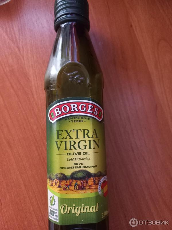 Оливковое масло Вкус средиземноморья Extra Virgin Borges Original фото