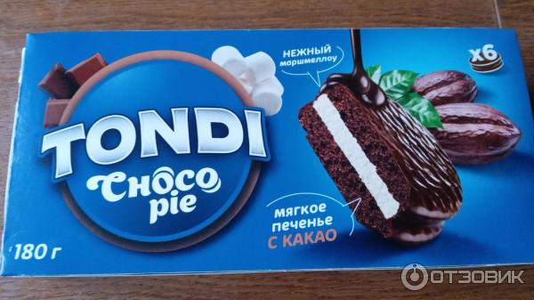 Печенье Яшкино Tondi chocopie фото