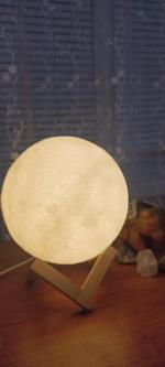 Светильник 3D Print Moon Lamp "Луна" фото