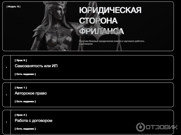 Модуль по юридическим правам