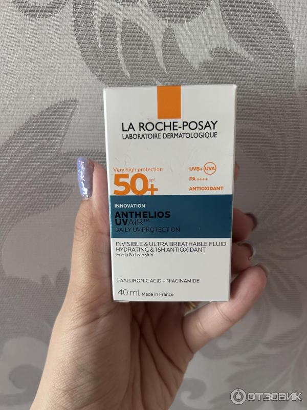 Легкий солнцезащитный флюид для лица La Roche-Posay Anthelios Uvair SPF50PA фото