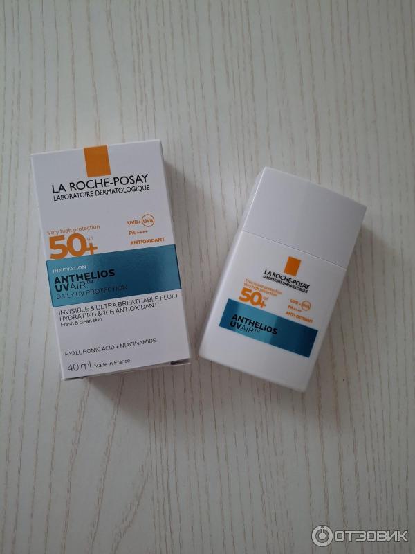 Легкий солнцезащитный флюид для лица La Roche-Posay Anthelios Uvair SPF50PA фото