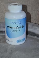 БАД HealthIs "Магний цитрат с витамином В6" фото