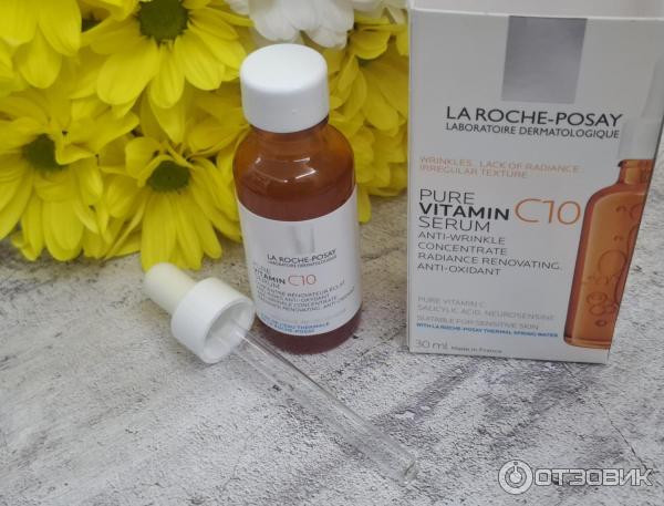 Антиоксидантная сыворотка для лица La Roche-Posay Vitamin C10 фото