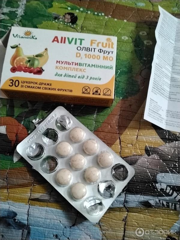 Мультивитаминный комплекс VitaminKa Allvit Fruit