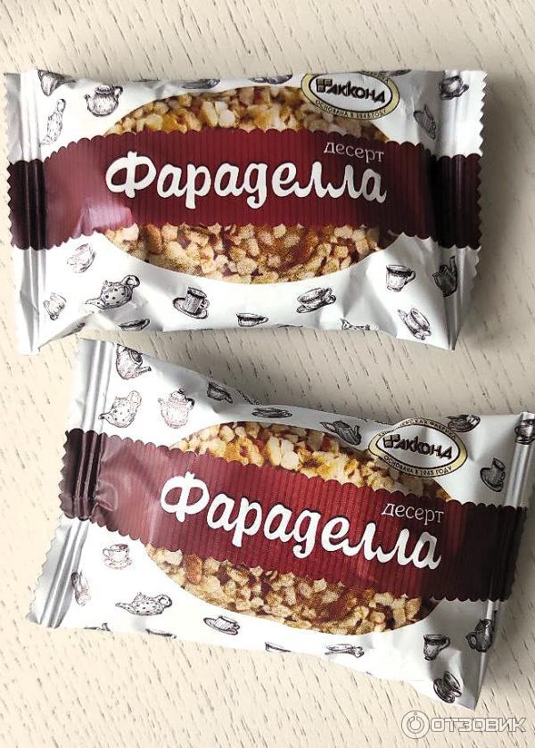 Отзыв о Десерт Акконд "Фараделла" | Батончик с мягкой начинкой