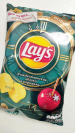 Чипсы Lay's "Рождественское яблоко в карамели" фото