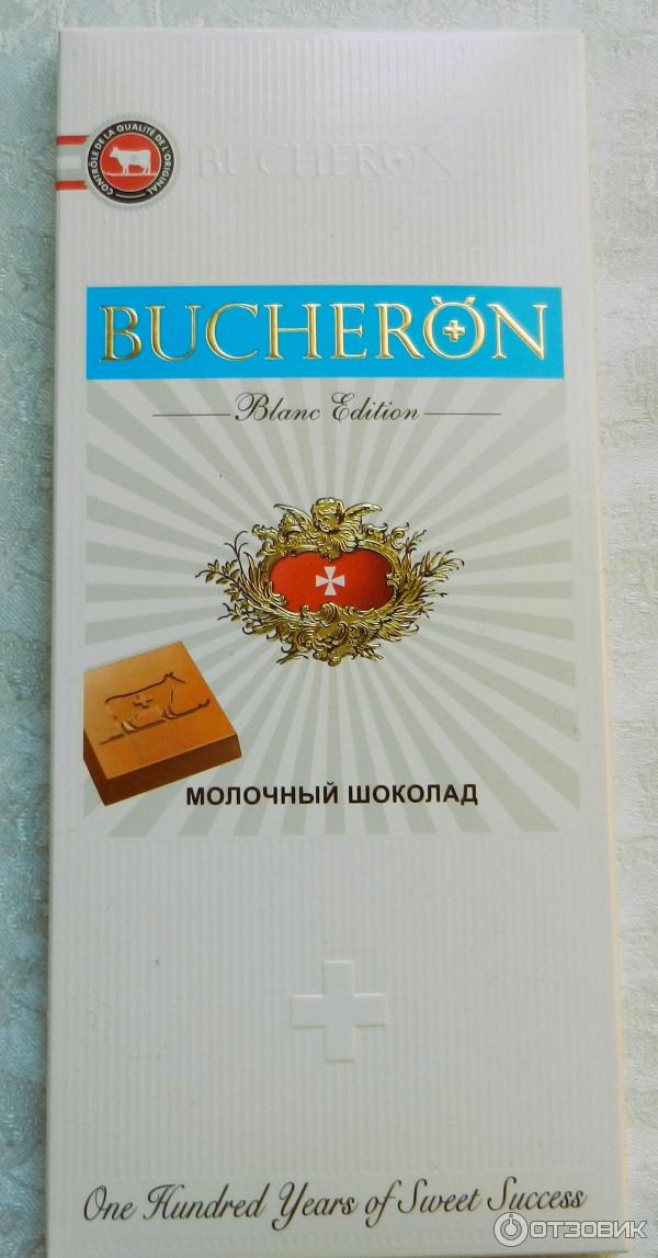 Молочный шоколад Bucheron Blanc Edition фото