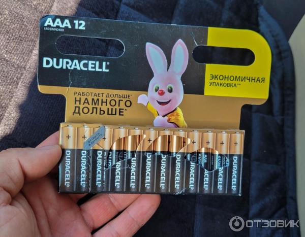 МИзинчиковые батарейки Duracell AAA Экономичная упаковка фото