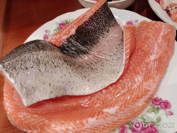 Отзыв о Форель охлажденная потрошеная Ашан с головой | И вновь еды "до ...