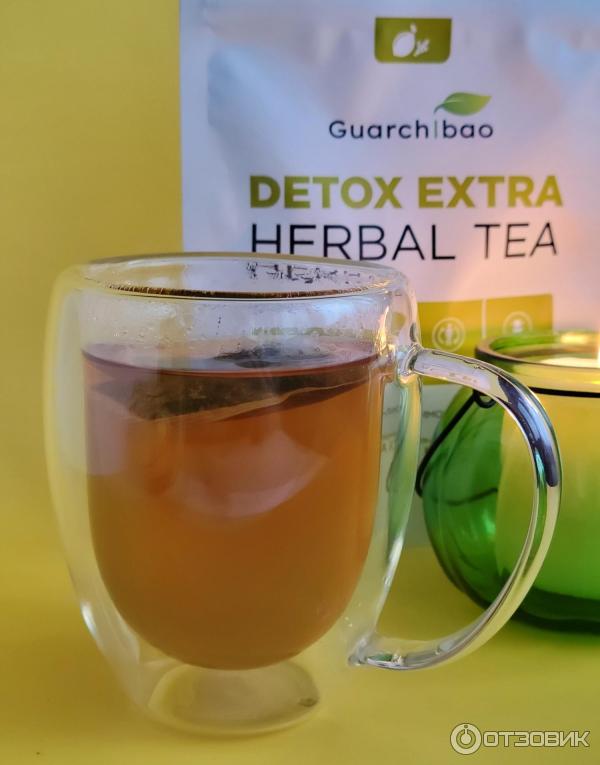 Чай Guarchibao Detox Herbal Tea Имбирь-лимон фото