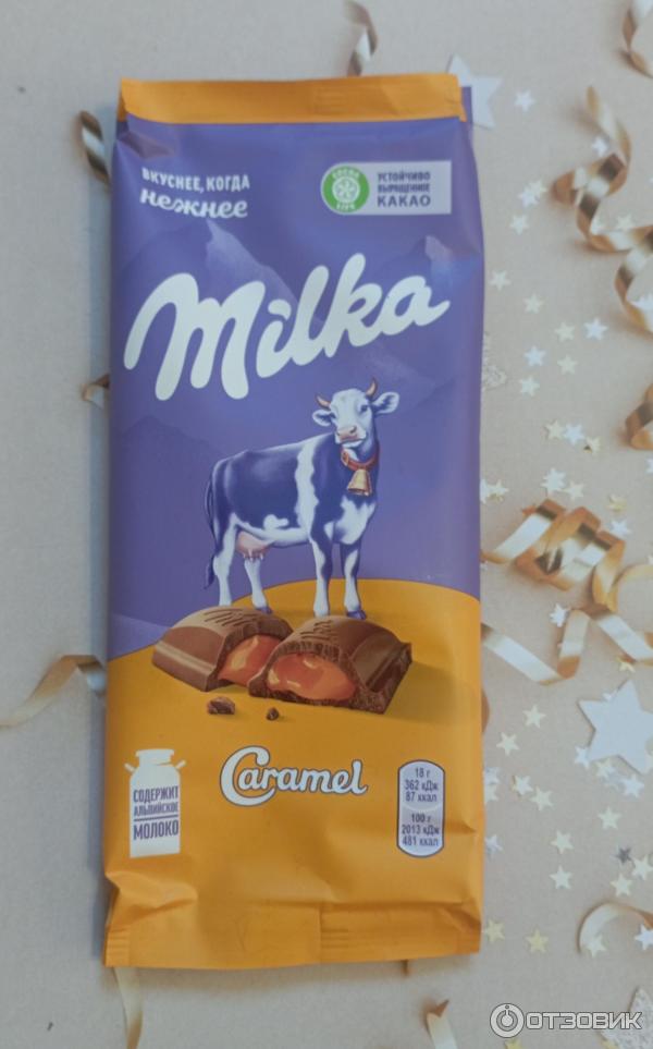 Подарочный набор молочного шоколада Milka