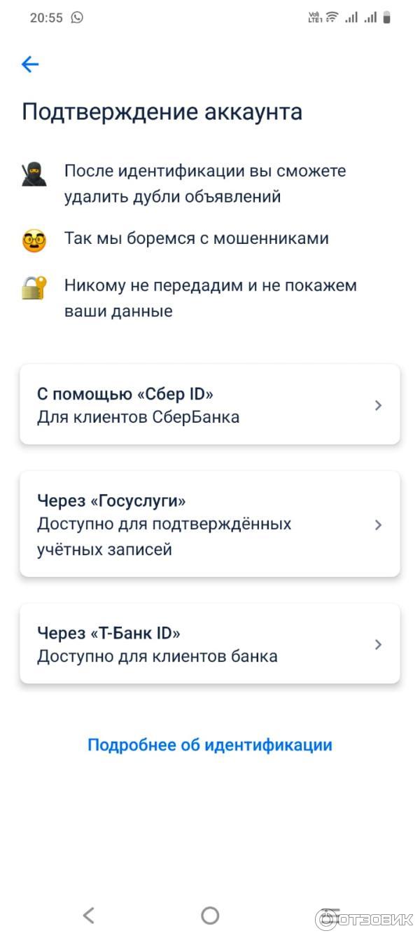 Запрашиваемые данные для публикации