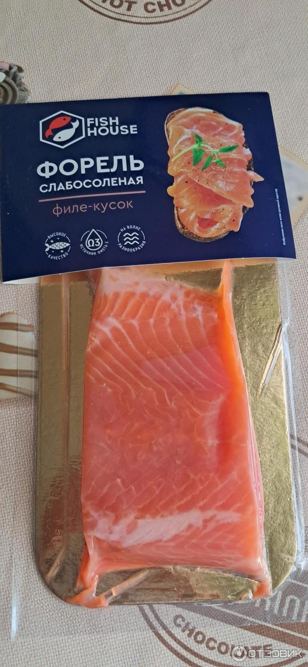 Отзыв о Форель слабосоленая Fish House | Нравится эта рыбка