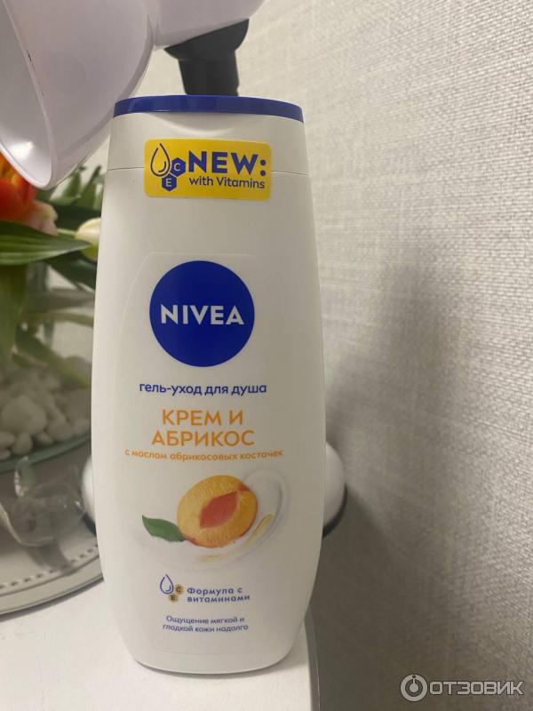 Гель-крем для душа Nivea Крем абрикос фото