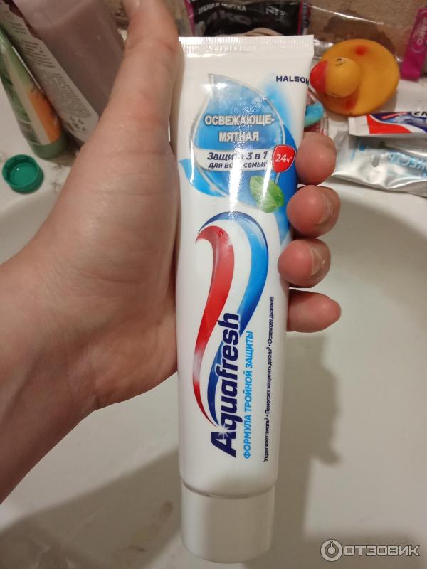 Зубная паста Aquafresh освежающе-мятная фото