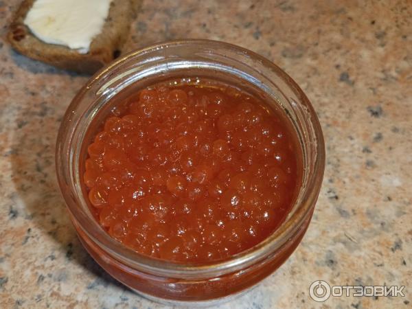 Отзыв о Икра красная имитированная Ашан Красная птица | Максимально ...