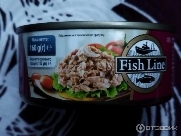 Консервы Fish Line Тунец салатный в собственном соку фото