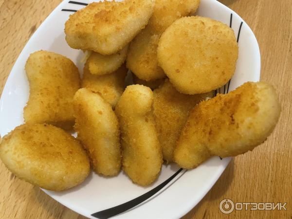 Отзыв о Полуфабрикаты Мираторг "Наггетсы куриные с сыром" | Есть и лучше