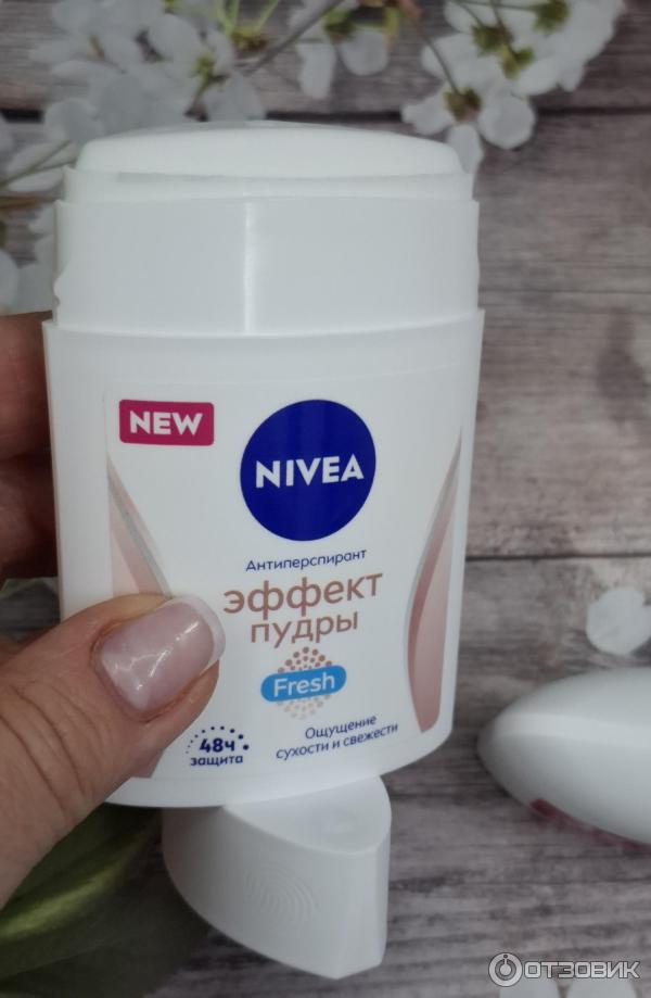 Твердый дезодорант-антиперспирант Nivea Эффект пудры fresh фото