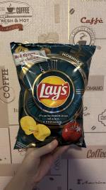 Чипсы Lay's "Рождественское яблоко в карамели" фото