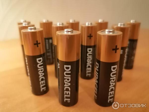 Отзыв о Батарейки щелочные формата АА Duracell комплект 12 штук | Время ...