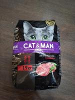 Корм для взрослых кошек Cat&Man фото