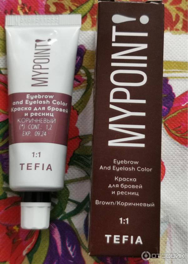 Отзыв о Краска для окрашивания ресниц и бровей Tefia Eyebrow And ...