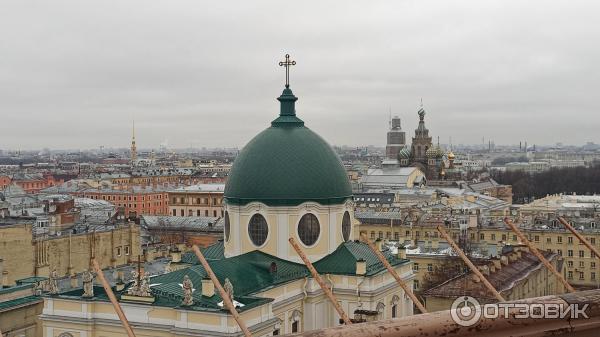 Экскурсия на Думскую башню (Россия, Санкт-Петербург) - смотровая площадка (виды центра города) - лютеранская церковь святых Петра и Павла