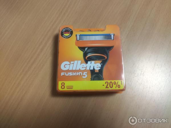 Сменные лезвия Gillette Fusion фото