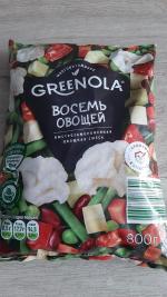 Замороженная овощная смесь Морозко Greenola 8 овощей фото