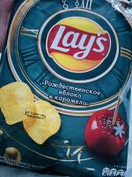 Чипсы Lay's "Рождественское яблоко в карамели" фото