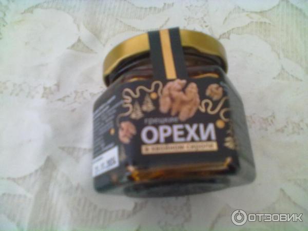Отзыв о Грецкие орехи в сиропе из сосновых шишек "Емельяновская ...