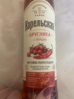 Настойка полусладкая Алковорлд Карельская "Брусника с перцем" фото