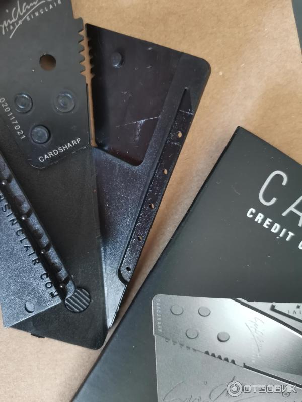 Отзыв о Складной нож CardSharp | Всегда в кошельке.