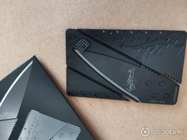 Отзыв о Складной нож CardSharp | Всегда в кошельке.