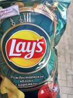 Чипсы Lay's "Рождественское яблоко в карамели" фото