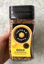 Кофе растворимый Черная карта Gold фото