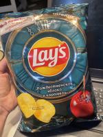 Чипсы Lay's "Рождественское яблоко в карамели" фото