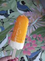 Пломбир ванильный в апельсиновой глазури "Чистая Линия" фото