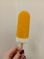 Пломбир ванильный в апельсиновой глазури "Чистая Линия" фото