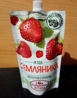 Земляника протертая с сахаром "Ягода Сибирская" фото