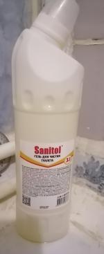 Гель для чистки туалета Sanitol 3 в 1 фото