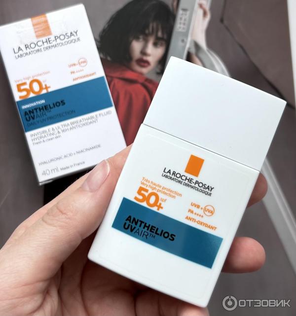 Легкий солнцезащитный флюид для лица La Roche-Posay Anthelios Uvair SPF50PA фото