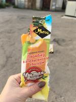 Пломбир ванильный в апельсиновой глазури "Чистая Линия" фото