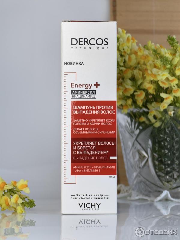 Шампунь против выпадения волос Vichy Dercos Energy фото