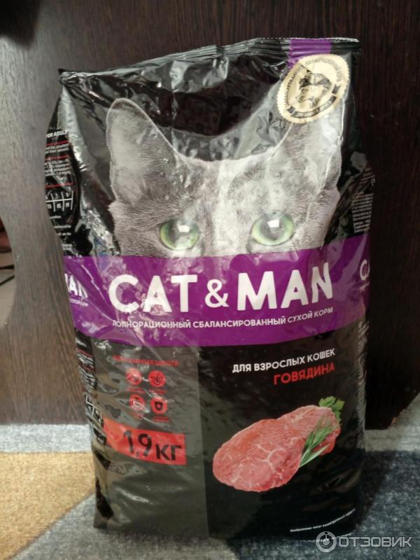 Корм для взрослых кошек CatMan фото