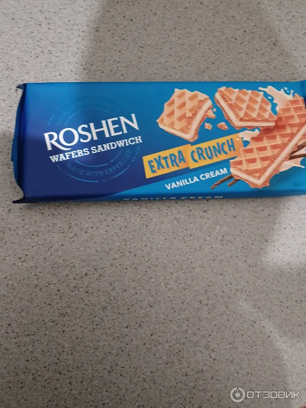 Отзыв о Вафли Roshen Wafers Sandwich Extra Crunch Vanilla Cream | Выше ...