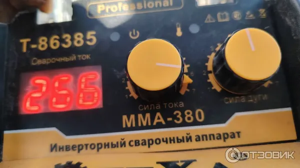Отзыв о Инверторный сварочный аппарат ТЕХА Т-86385 ММА-380 Texa ...