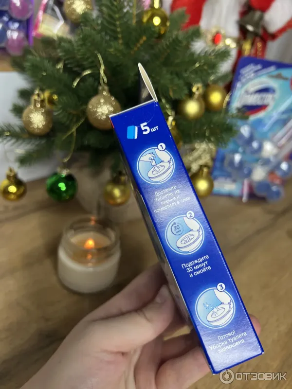 Таблетки для слива унитаза Доместос фото